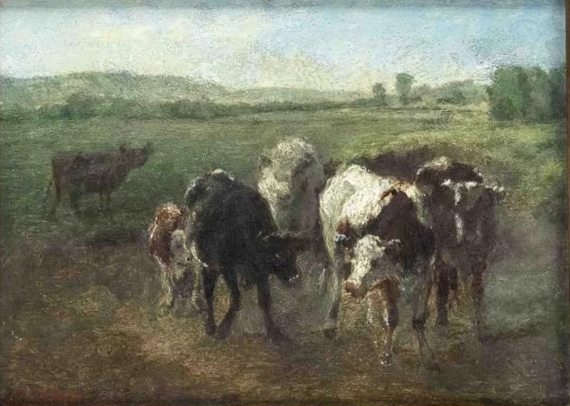 Paesaggio e animale francesi